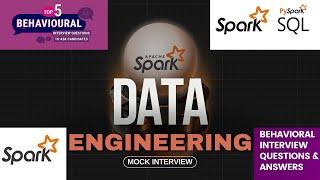 Data Engineering Interview  PySpark Questions  Manager behavioural questions