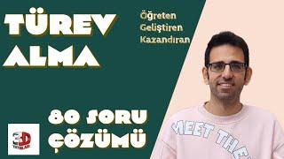 Türev Alma Çözmeniz Gereken Sorular