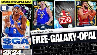 Hurry and Use the New Guaranteed Free Galaxy Opal Locker Code in MyTeam NBA 2K24 Locker Codes