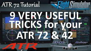 9 VERY USEFUL TRICKS flying your ATR 72 & 42 in Microsoft Flight Simulator  Real Airline Pilot