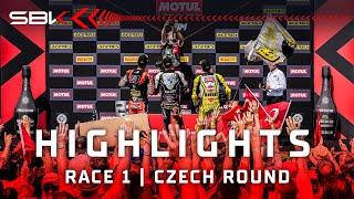 FULL HIGHLIGHTS Race 1 at Most ️   2024 #CzechWorldSBK 