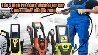 Top 5 High Pressure Washer for Car and Bike under Budget ₹7000  Best High Pressure Car Washer