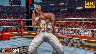 WWE 2K24 - The Rock vs. Cody Rhodes - Championship Match at SummerSlam 2024  PC 4K60