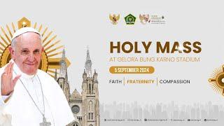 Holy Mass at GBK Stadium