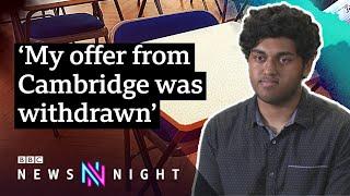 A-Levels Anger rises over unfair exam results as grades lower than predicted - BBC Newsnight
