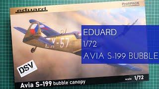 Eduard 172 Avia S-199 Bubble Canopy Profipack 70151 Kit Review