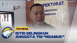 Diduga Istri Selingkuh Anggota TNI Ngamuk di Kantor Disperindag