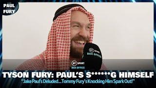 Jake Pauls S******g Himself  Tyson Fury On Deluded Jake Paul  Getting Knocked Spark Out