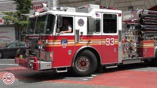 FDNY ⭐️NEW⭐️ Engine 93 Ladder 45 & Battalion 13 responding to separate incidents