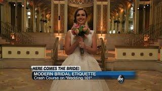 Weddings 101 Modern Bridal  Etiquette  ABC News