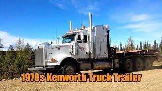 Oversize Load 1978s Kenworth American Truck Trailer