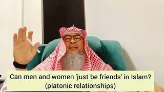 Can a girl & a boy be just friends in Islam? Platonic relationship - Assim al hakeem