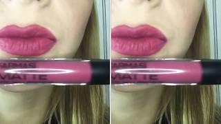 Farmasi liquid matte lipstick velvet свотчи на губах матовых помад ФАРМАСИ