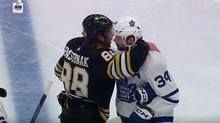 David Pastrnak Wins It Bruins Eliminate Leafs & Keep The 1967 Streak Alive