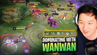 2023 Wanwan is back Playing Wanwan in Mythical Immortal Rank  Mobile Legends