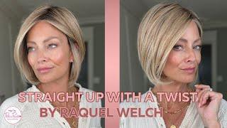 Straight Up with A Twist Wig by Raquel Welch in Shaded Wheat  WigsByPattisPearls.com Review