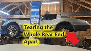 1978 Silver Anniversary Corvette - Restoration - Part 7 - Tearing the Whole Rear End Apart