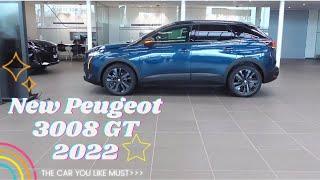 New Peugeot 3008 GT 2022 IN 4K