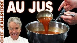 How to Make An Amazing Au Jus  Chef Jean-Pierre