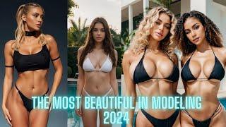 The most beautiful women modeling in swimsuits