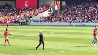 Forest v West Ham Steve Cooper FIST BUMP  - View From The Trent End