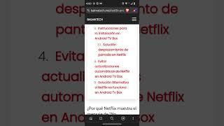 Alternativa Netflix No Compatible Android TV Box Solución