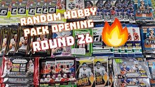Random Football Card Hobby Pack Opening Round 26 