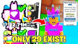 ROBLOX NOOB ARMY SIMULATOR I GOT THE MEGA GEODE NOOB ONLY 29 EXIST