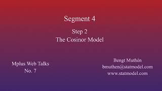 Using Mplus To Do DSEM with Cycles - Segment 4 Step 2 The Cosinor Model