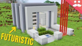 Futuristic Piston House in Minecraft 1.15