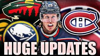 HUGE PATRIK LAINE TRADE UPDATE MONTREAL CANADIENS BUFFALO SABRES MINNESOTA WILD NEWS