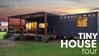 40 ft Shipping Container Tiny House  Australian Farm Stay Airbnb  House Tour