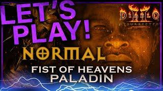 Lets Play Diablo 2 - Fist of Heavens Paladin  Part Normal