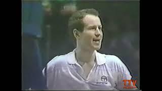 Bad Boy John McEnroe  Screaming Temper Tantrums at Chair Umpire Jay Snyder