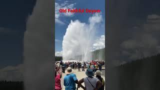 The Amazing Old Faithful Geyser  Yellowstone 