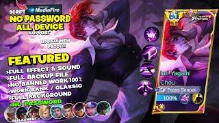 NEW Script Skin Chou KOF No Password  Effect & Voice - New Patch Mobile Legends