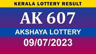 # Kerala Lottery Akshaya AK-607 Todays 09072023 Live Result #akshayalotteryresult