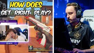 PRO PLAYERS REACTION TO GET_RIGHT PLAYS BEST OF GET_RIGHT CSGO Twitch Moments