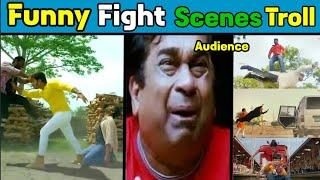 No Logic Funny Fighting Troll  Bhojpuri movies Over action scenes in  Telugu