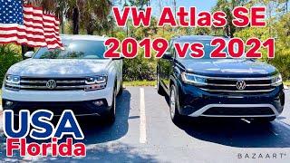 США Цены Volkswagen Atlas 2019 vs 2021 Обзор в Америке