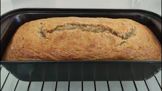 Easy Banana Bread Recipe  Kek Pisang Bakar  Resepi Mudah