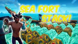 So I Stacked Sea Forts In Sea Of Thieves