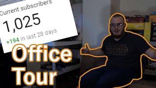 1000 Subscriber Office Tour