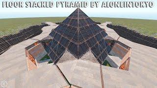 ALONEINTOKYO  FLOOR STACKED PYRAMID NEW RUST BASE DESING