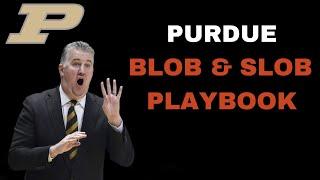 Purdue BLOB And SLOB Playbook  Baseline And Sideline In Bounds Set Plays Zone & Man