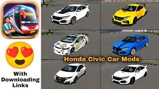 Honda Civic Car Mod For Bus Simulator Indonesia  With Downloading Links  Type R Mod For Bussid