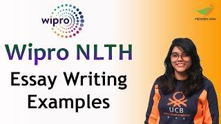 WIPRO Elite NLTH Essay Writing Example  Written Communication Test Example