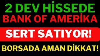 Bank Of Amerika 2 Dev Hisseye Ağır Tokat Atıyor  Borsaya Aman Dikkat Borsa Yorumları Dolar