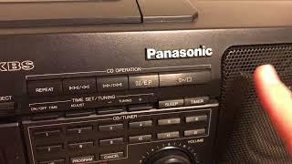 Panasonic RX-DS30 CD異常高速回転