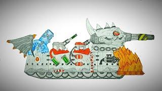 Как нарисовать танк прокачанный ратте  How to draw a pumped up ratte tank